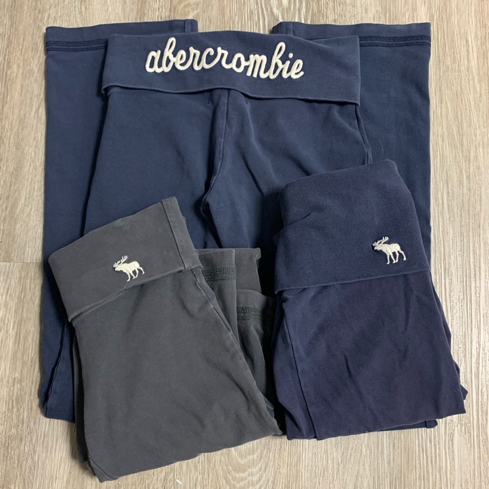 Abercrombie and Fitch yoga pant lot of 3
